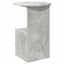 Sidebord Betongrå Ø 39,5 x 55 cm Konstrueret træ