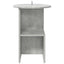 Sidebord Betongrå Ø 39,5 x 55 cm Konstrueret træ