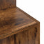 Sidebord Røget eg Ø 39,5 x 55 cm Konstrueret træ