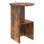 Sidebord Røget eg Ø 39,5 x 55 cm Konstrueret træ