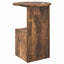 Sidebord Røget eg Ø 39,5 x 55 cm Konstrueret træ