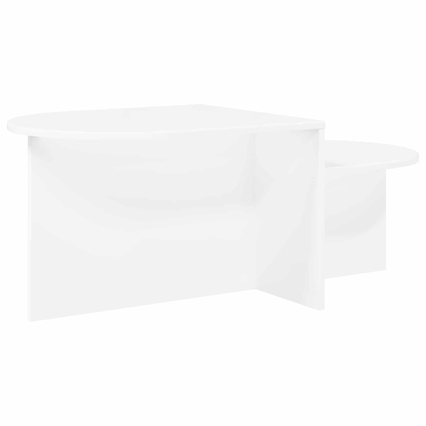 Sofabord Hvid 100 x 50 x 40 cm Konstrueret træ