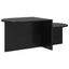 Sofabord Sort eg 100 x 50 x 40 cm Konstrueret træ