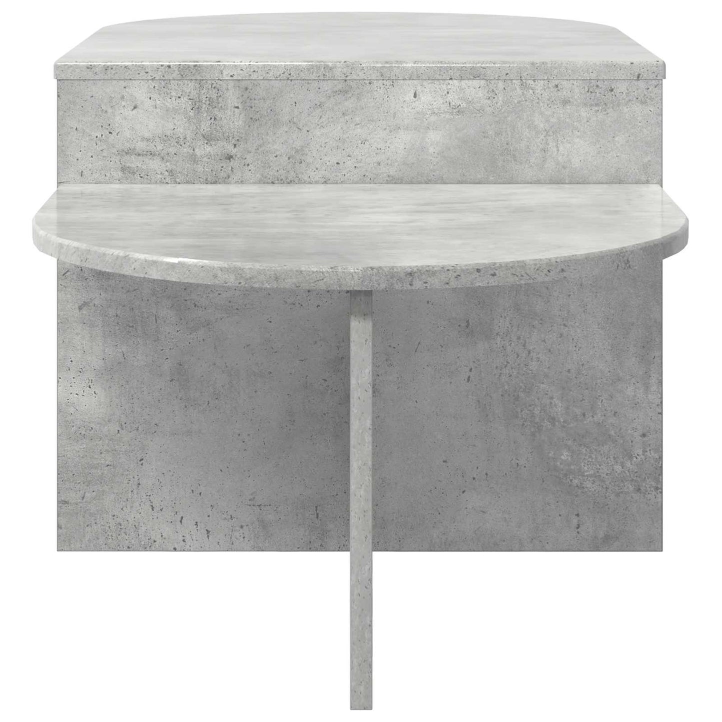 Sofabord Betongrå 100 x 50 x 40 cm Konstrueret træ
