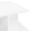Sofabord Hvid 87 x 50 x 45 cm Konstrueret træ
