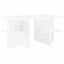 Sofabord Hvid 87 x 50 x 45 cm Konstrueret træ