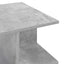 Sofabord Betongrå 87 x 50 x 45 cm Konstrueret træ