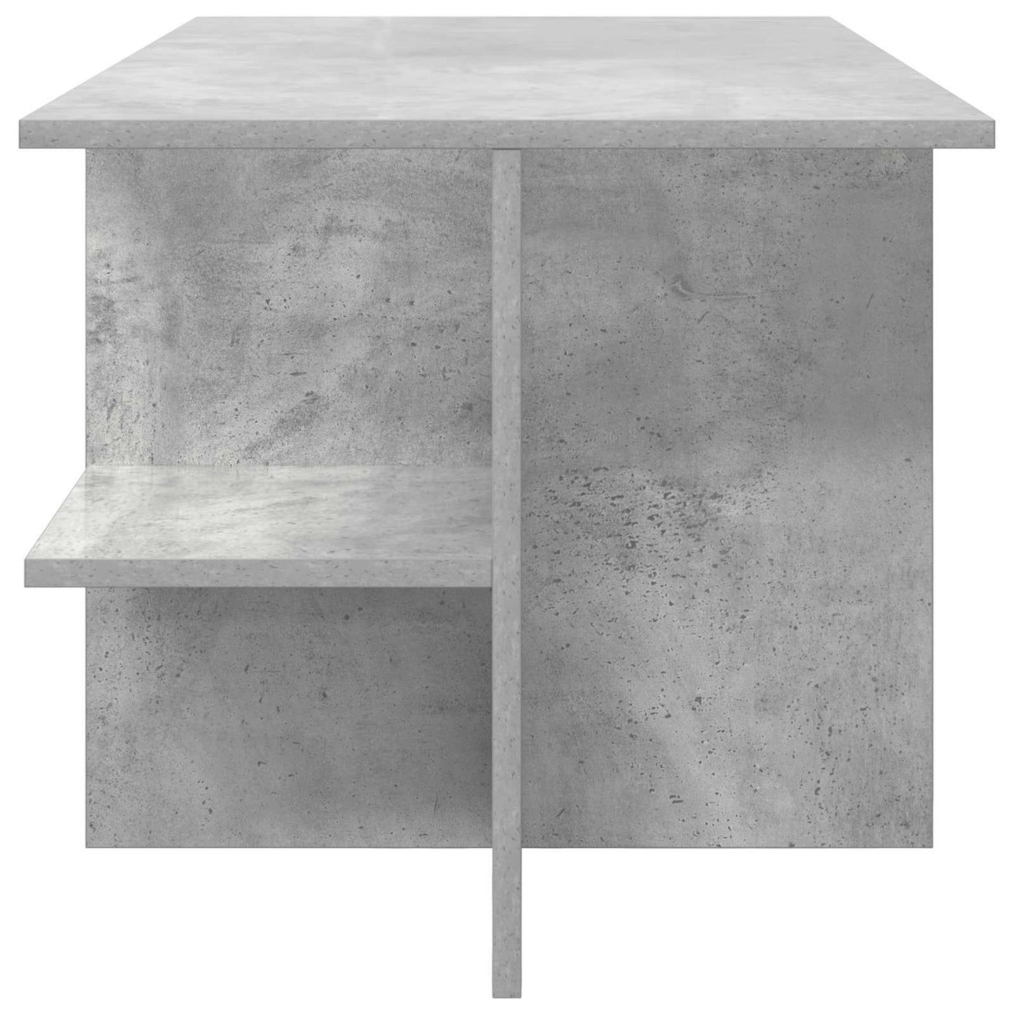 Sofabord Betongrå 87 x 50 x 45 cm Konstrueret træ