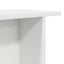 Sofabord 2 pcs Hvid 40 x 30 x 49 cm Konstrueret træ
