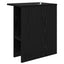 Sofabord Sort eg 40 x 30 x 49 cm Konstrueret træ