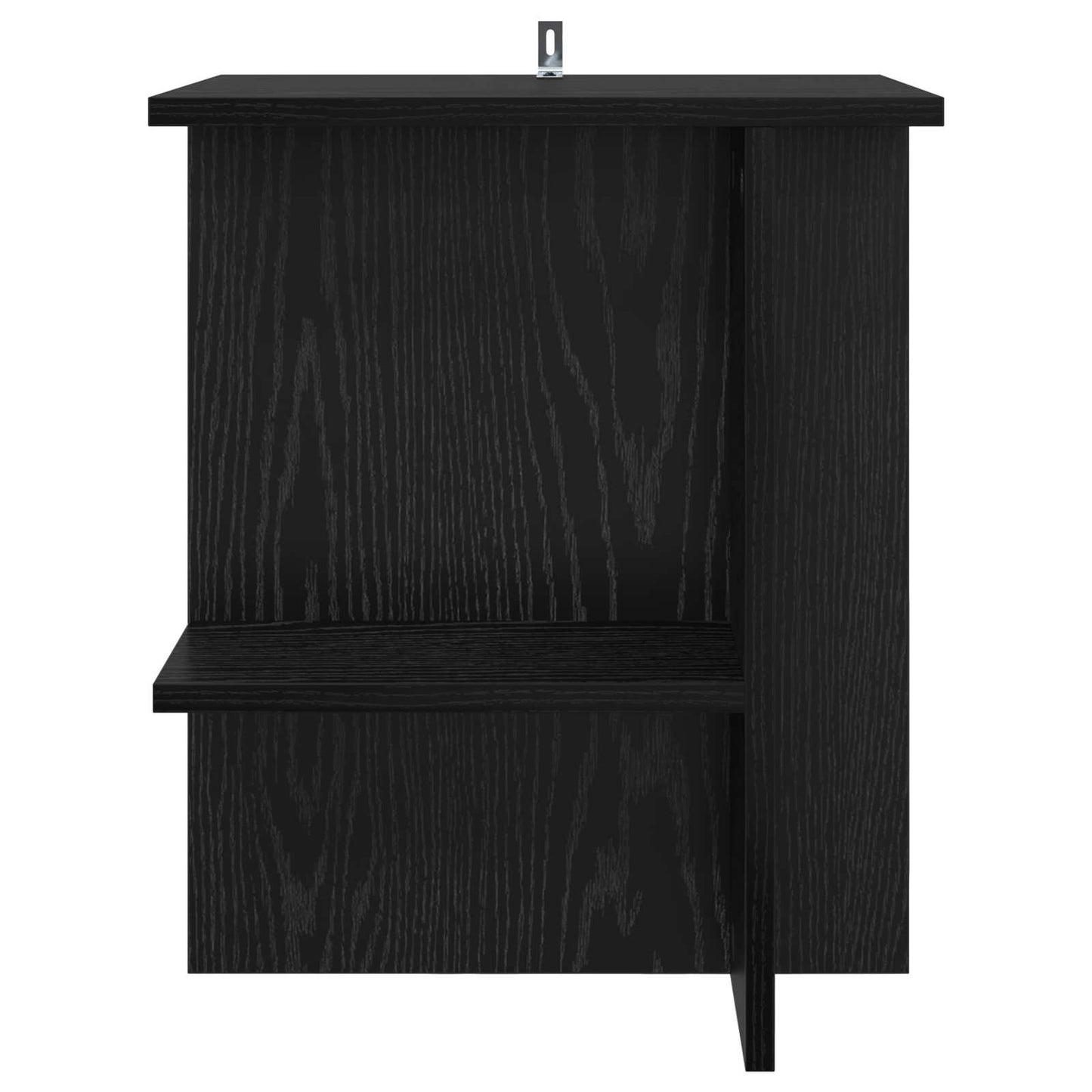 Sofabord Sort eg 40 x 30 x 49 cm Konstrueret træ