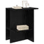 Sofabord Sort eg 40 x 30 x 49 cm Konstrueret træ