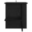Sofabord 2 pcs Sort eg 40 x 30 x 49 cm Konstrueret træ