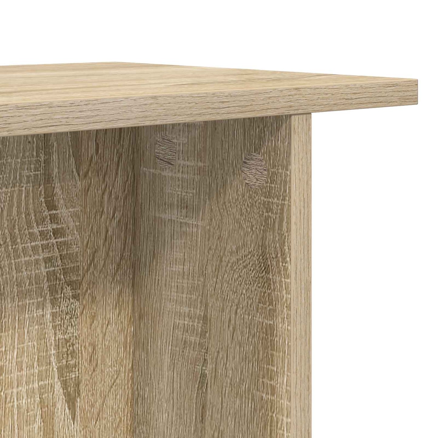 Sofabord 2 pcs Sonoma-eg 40 x 30 x 49 cm Konstrueret træ