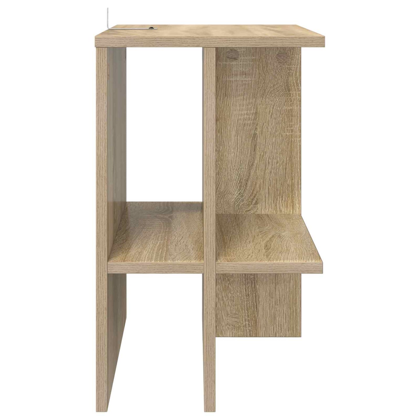 Sofabord 2 pcs Sonoma-eg 40 x 30 x 49 cm Konstrueret træ