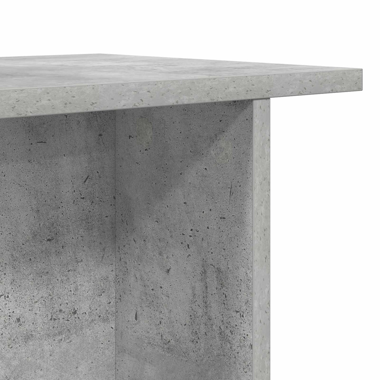 Sofabord 2 pcs Betongrå 40 x 30 x 49 cm Konstrueret træ