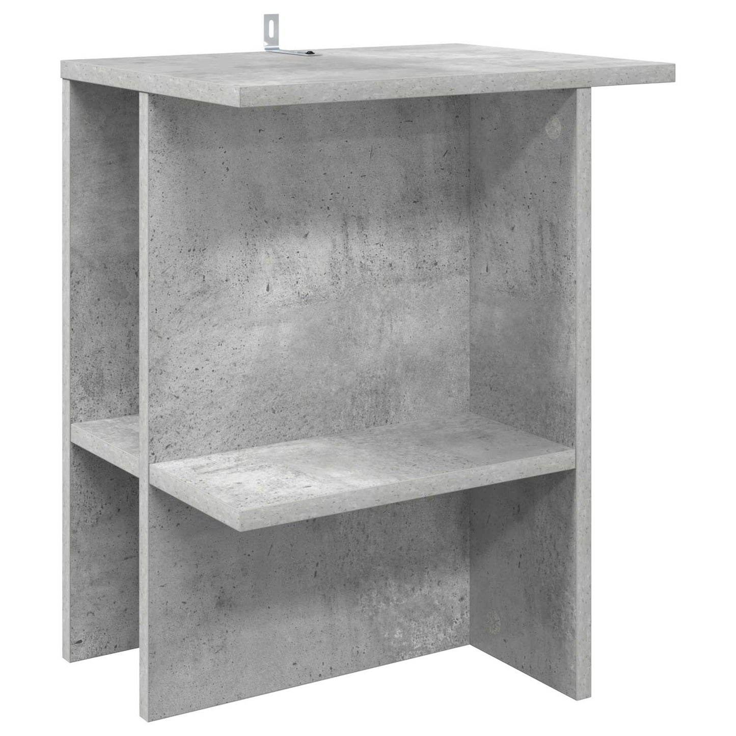 Sofabord 2 pcs Betongrå 40 x 30 x 49 cm Konstrueret træ