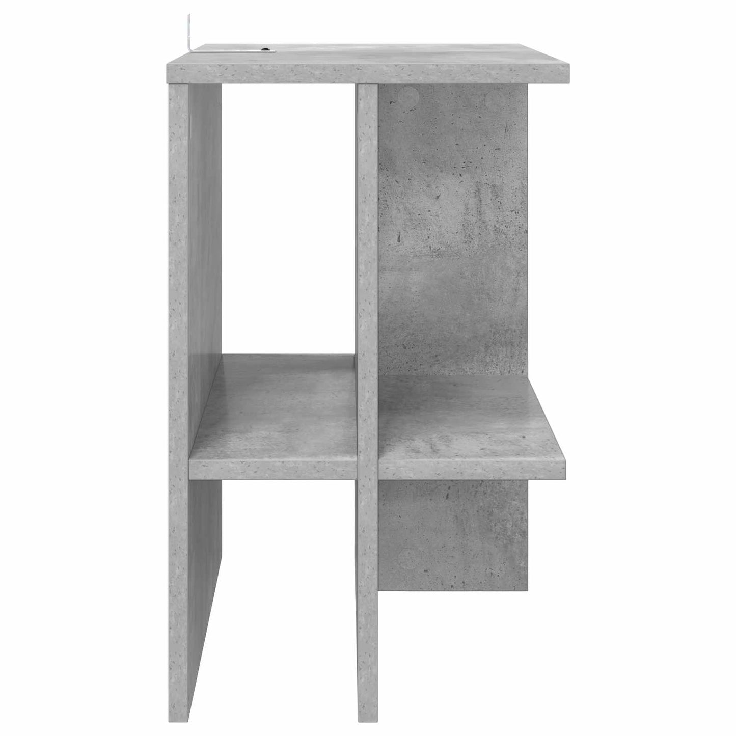 Sofabord 2 pcs Betongrå 40 x 30 x 49 cm Konstrueret træ