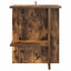Sofabord Røget eg 40 x 30 x 49 cm Konstrueret træ