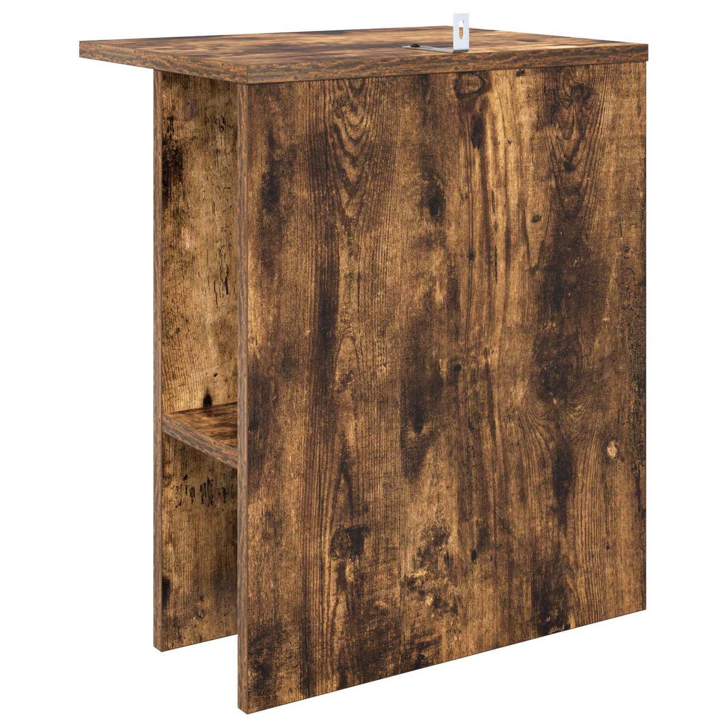 Sofabord 2 pcs Røget eg 40 x 30 x 49 cm Konstrueret træ