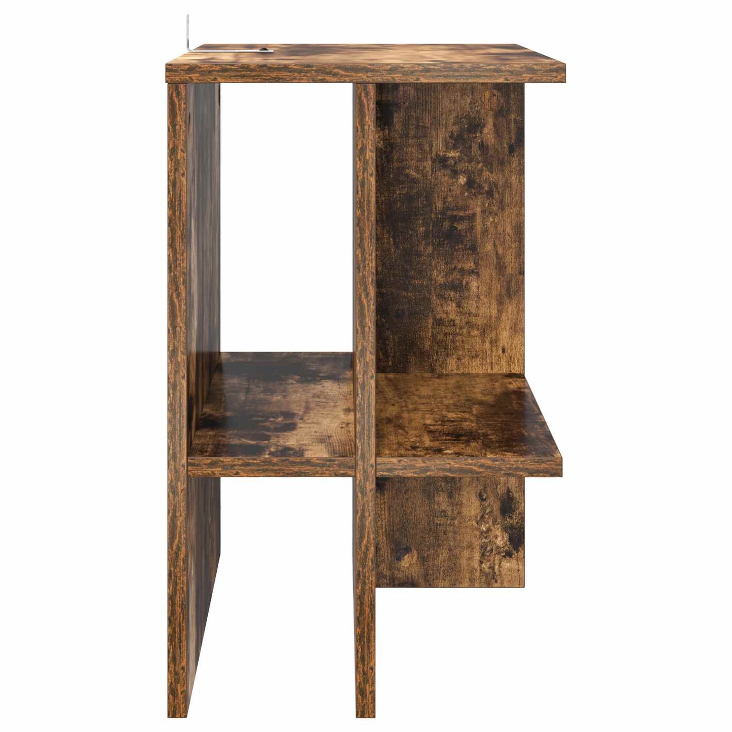 Sofabord 2 pcs Røget eg 40 x 30 x 49 cm Konstrueret træ