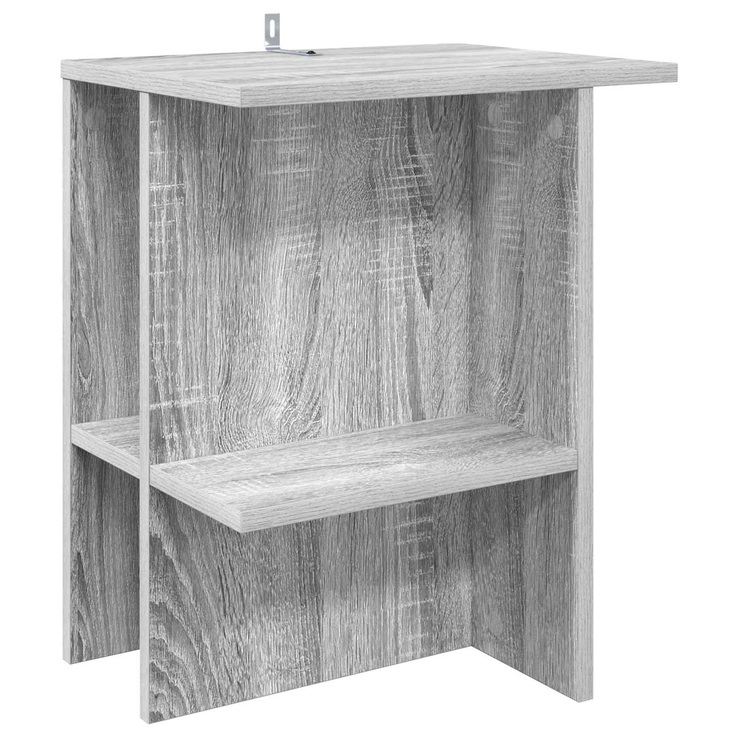 Sofabord 2 pcs Grå sonoma-eg 40 x 30 x 49 cm Konstrueret træ