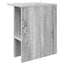 Sofabord 2 pcs Grå sonoma-eg 40 x 30 x 49 cm Konstrueret træ