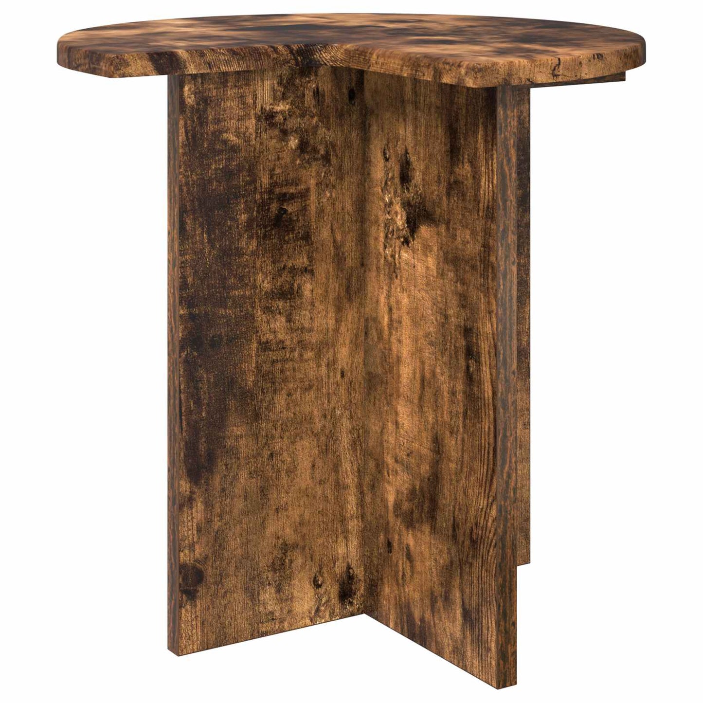 Sidebord 2 pcs Røget eg Ø 39 x 38 cm Konstrueret træ