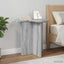 Sidebord 2 pcs Grå sonoma-eg Ø 39 x 38 cm Konstrueret træ