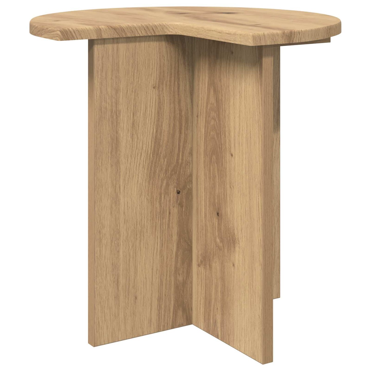 Sidebord Artisan-eg Ø 39 x 38 cm Konstrueret træ