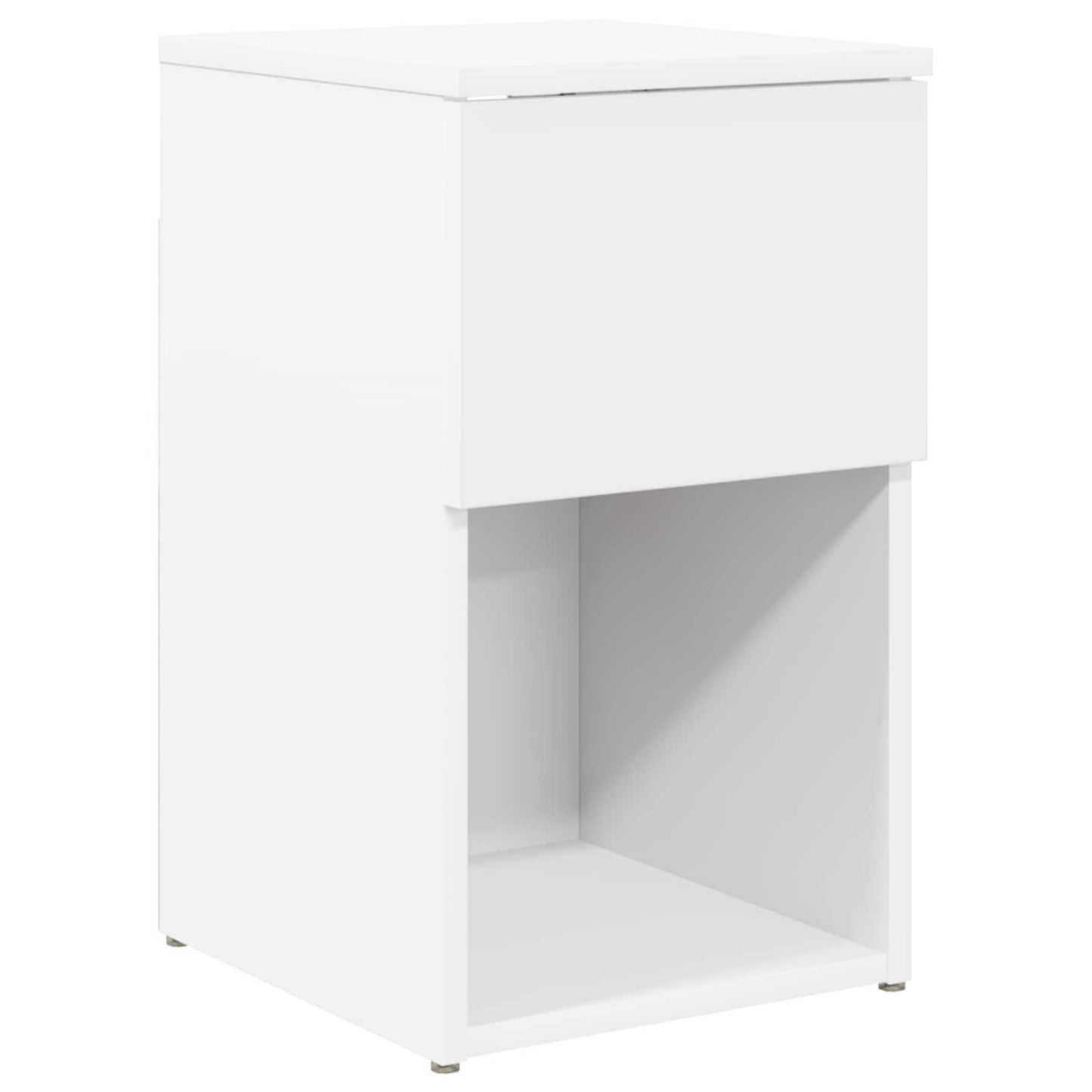 Sengeskab 2 pcs Hvid 29 x 31,5 x 49 cm Konstrueret træ