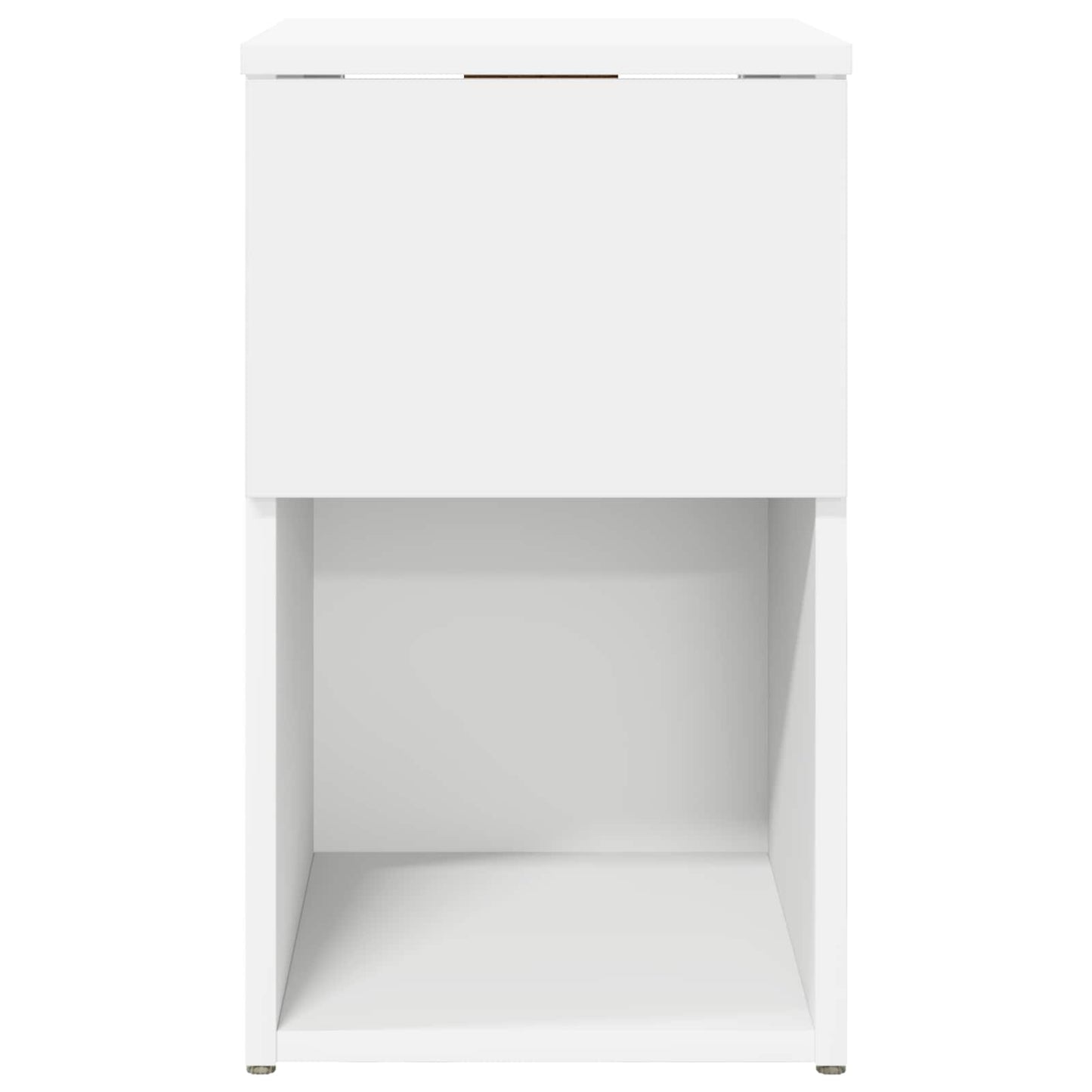 Sengeskab 2 pcs Hvid 29 x 31,5 x 49 cm Konstrueret træ