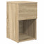 Sengeskab 2 pcs Sonoma-eg 29 x 31,5 x 49 cm Konstrueret træ
