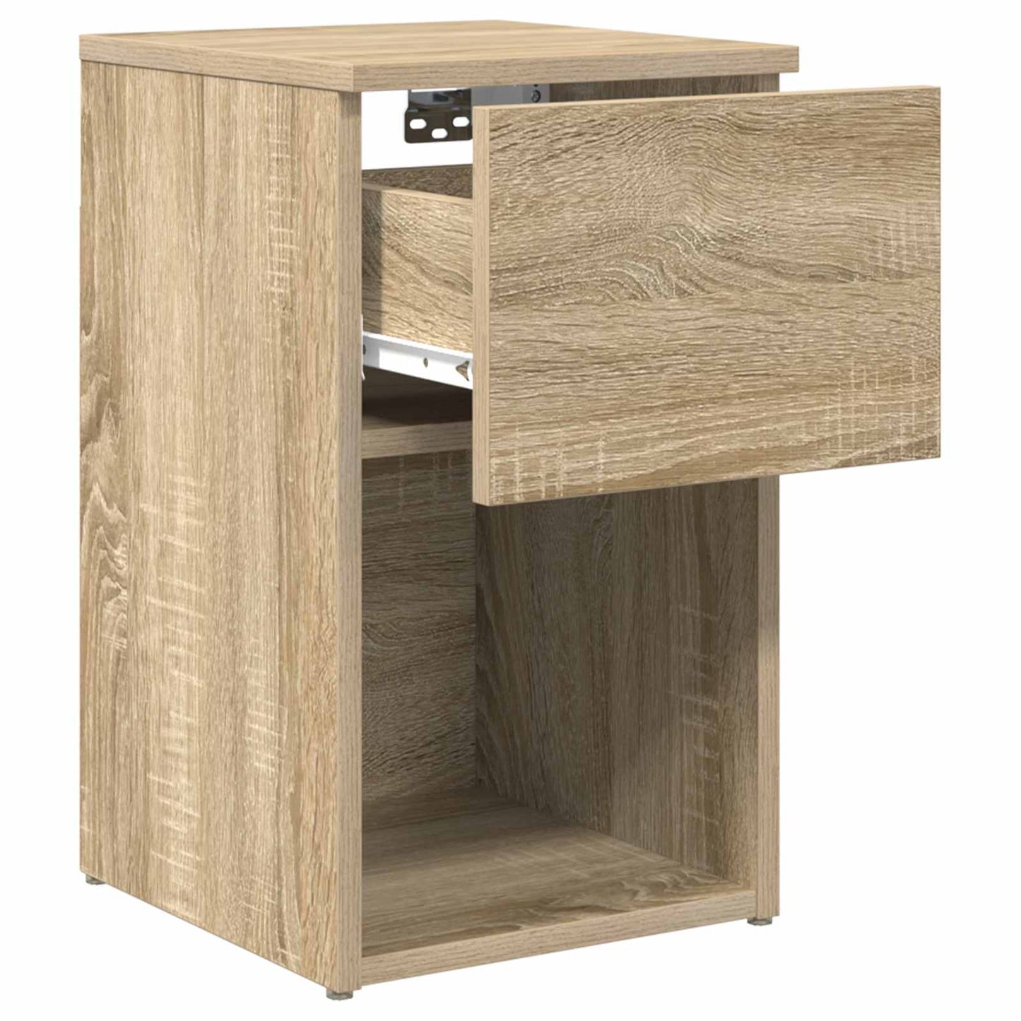 Sengeskab 2 pcs Sonoma-eg 29 x 31,5 x 49 cm Konstrueret træ