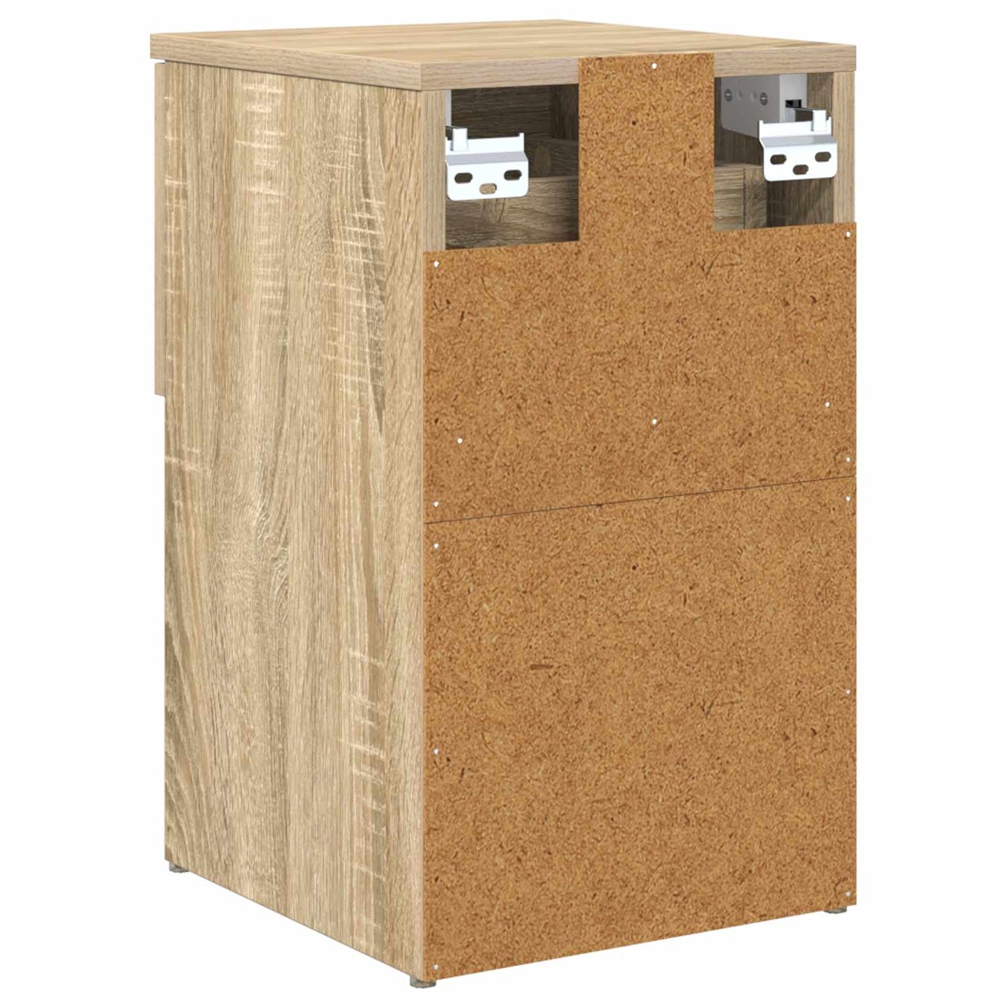 Sengeskab 2 pcs Sonoma-eg 29 x 31,5 x 49 cm Konstrueret træ