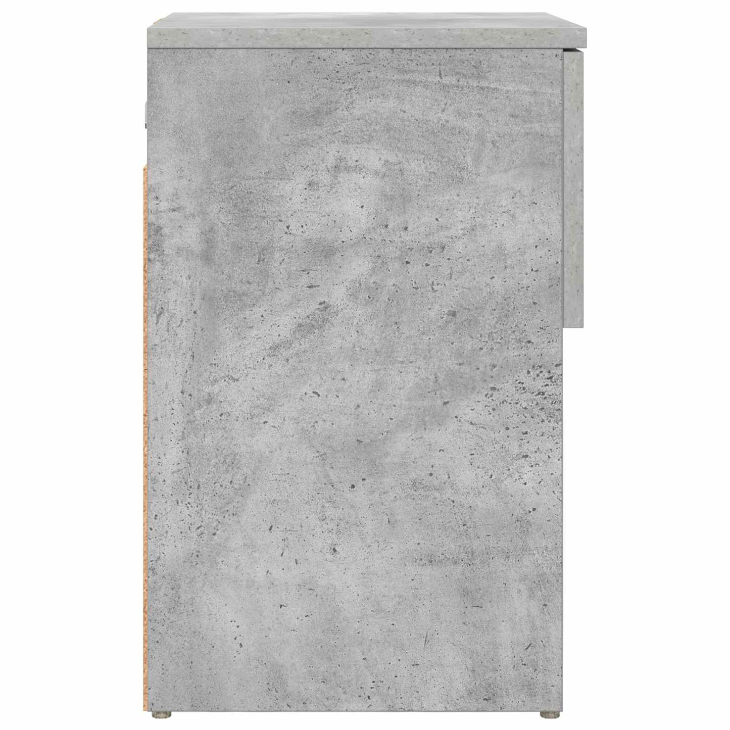 Sengeskab Betongrå 29 x 31,5 x 49 cm Konstrueret træ