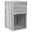 Sengeskab 2 pcs Grå sonoma-eg 29 x 31,5 x 49 cm Konstrueret træ