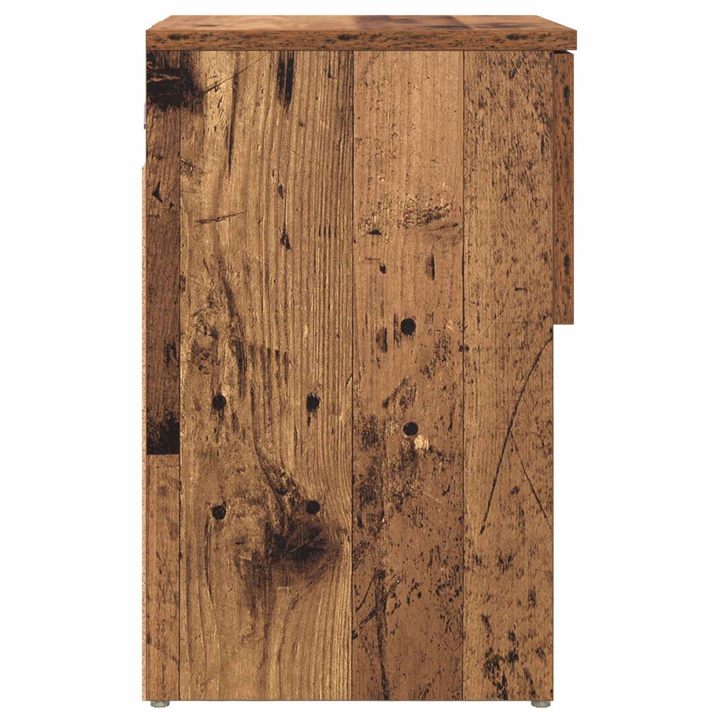 Sengeskab 2 stk. Gammelt træ 29 x 31,5 x 49 cm Konstrueret træ