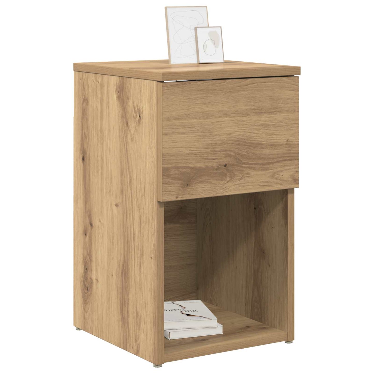 Sengeskab 2 pcs Artisan-eg 29 x 31,5 x 49 cm Konstrueret træ