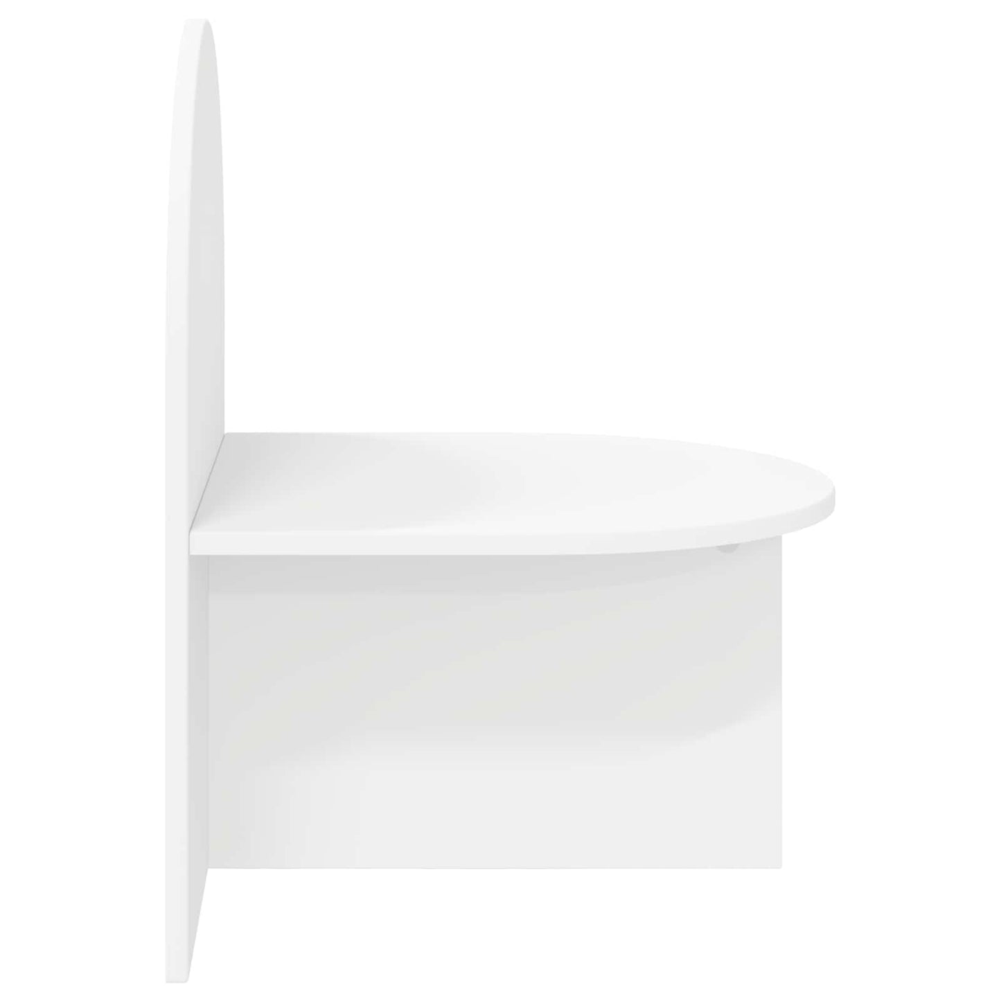 Sengebord 2 pcs Hvid 48 x 49 x 65 cm Konstrueret træ