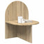 Sengebord 2 pcs Sonoma-eg 48 x 49 x 65 cm Konstrueret træ