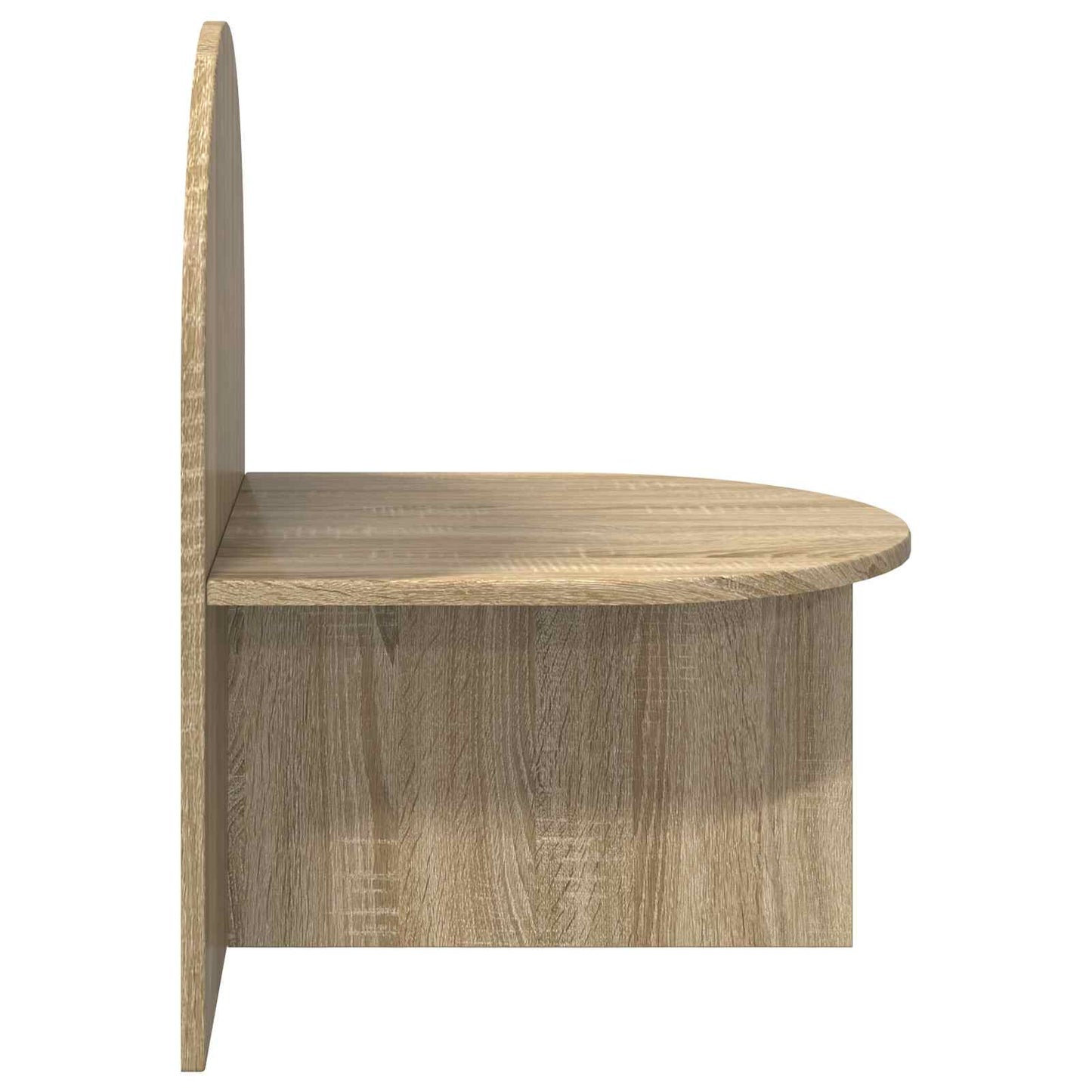 Sengebord 2 pcs Sonoma-eg 48 x 49 x 65 cm Konstrueret træ