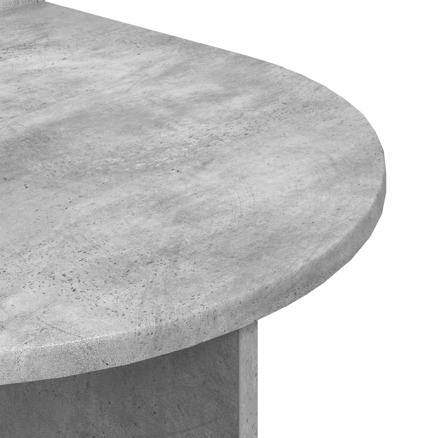 Sengebord 2 stk. Betongrå 48 x 49 x 65 cm Konstrueret træ