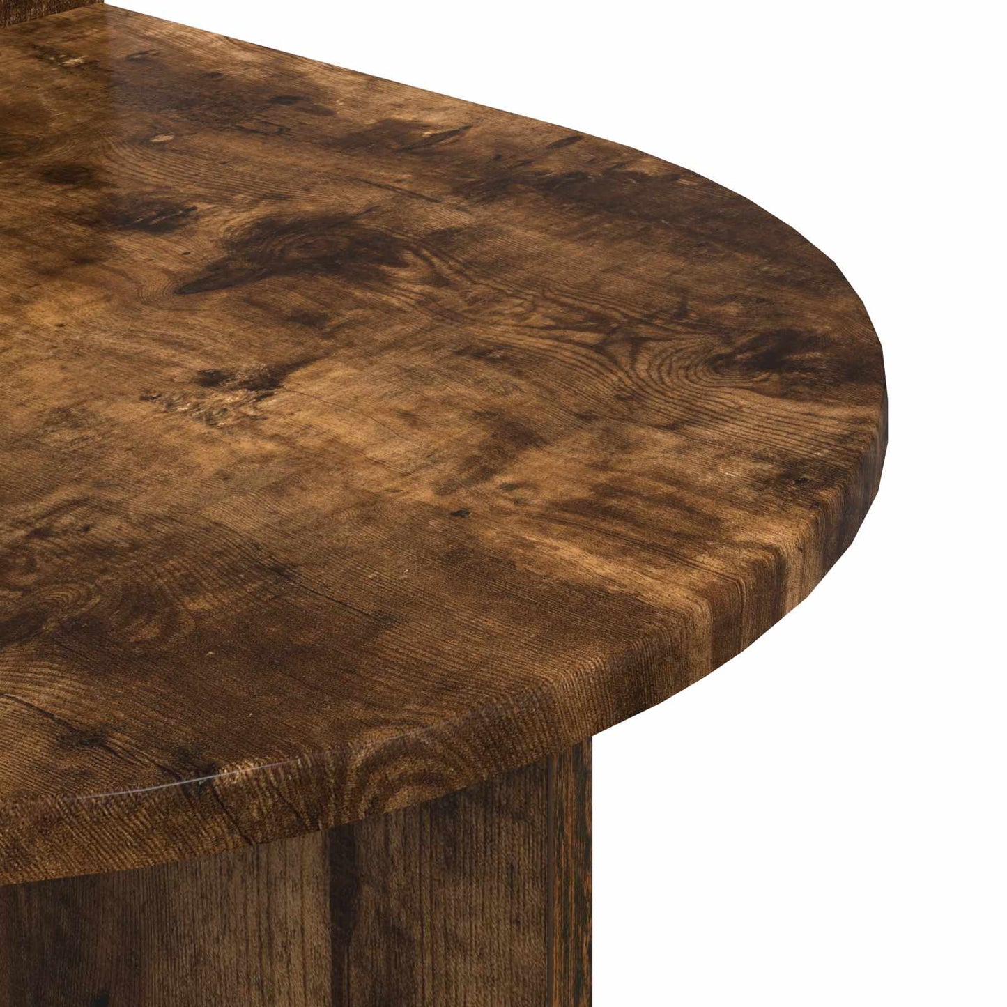 Sengebord 2 pcs Røget eg 48 x 49 x 65 cm Konstrueret træ