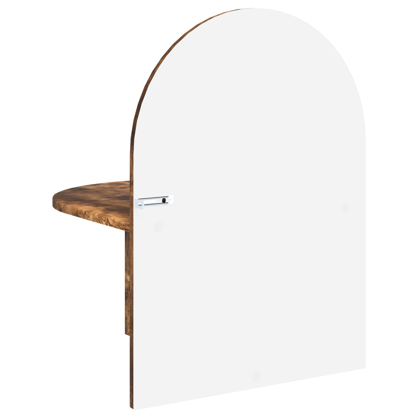 Sengebord 2 pcs Røget eg 48 x 49 x 65 cm Konstrueret træ