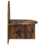 Sengebord 2 pcs Røget eg 48 x 49 x 65 cm Konstrueret træ