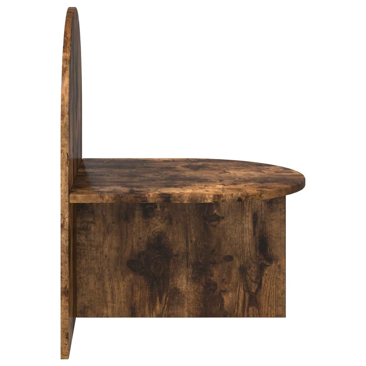 Sengebord 2 pcs Røget eg 48 x 49 x 65 cm Konstrueret træ