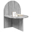 Sengebord 2 pcs Grå sonoma-eg 48 x 49 x 65 cm Konstrueret træ