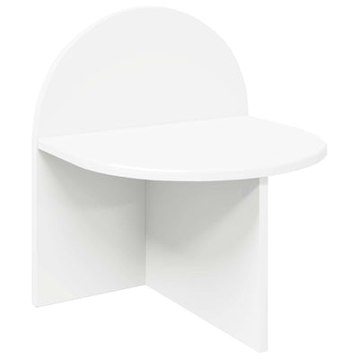 Sengebord Hvid 40 x 35,5 x 45,5 cm Konstrueret træ