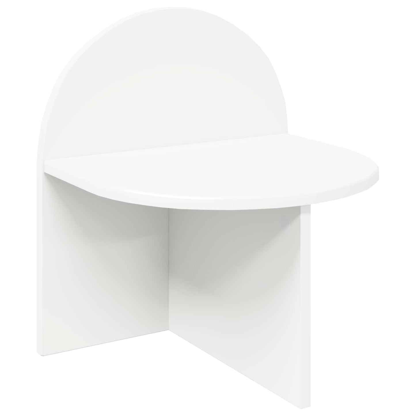 Sengebord 2 pcs Hvid 40 x 35,5 x 45,5 cm Konstrueret træ